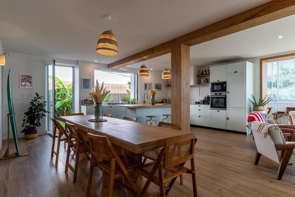 Beautiful Beach House In Front Of The Ocean Biarritz Esterno foto
