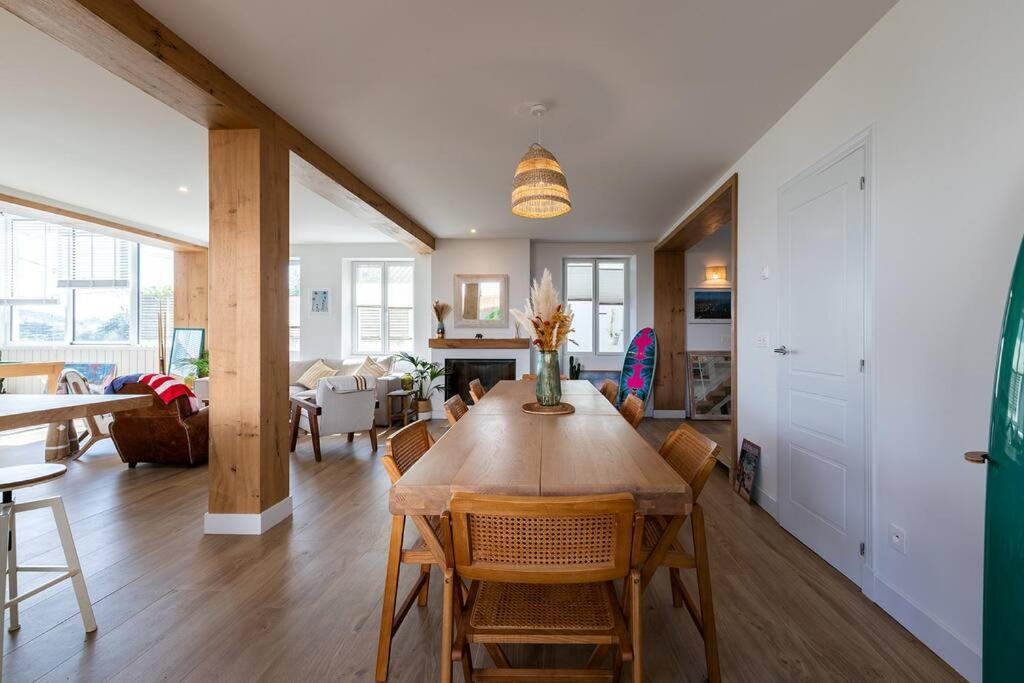 Beautiful Beach House In Front Of The Ocean Biarritz Esterno foto