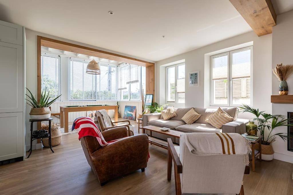 Beautiful Beach House In Front Of The Ocean Biarritz Esterno foto