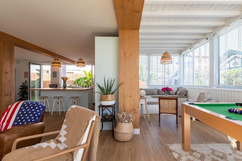 Beautiful Beach House In Front Of The Ocean Biarritz Esterno foto